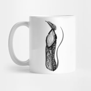 Botanical Carnivorous Plant Drawing Nepenthes hamata Pitcher Mug